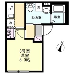 安浦町B新築アパートの物件間取画像